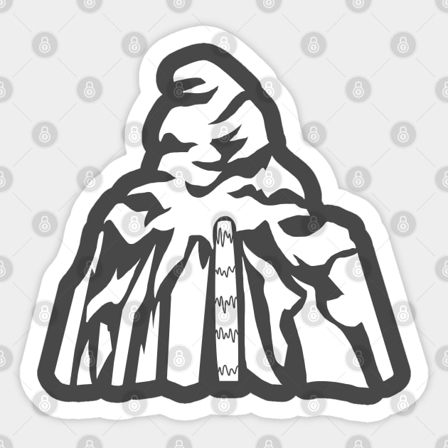 Matterhorn Mountain Sticker by JC Tees